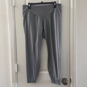 Nike Yoga Dri-Fit Gray High-Waisted Leggings 1X Polyester/Spandex